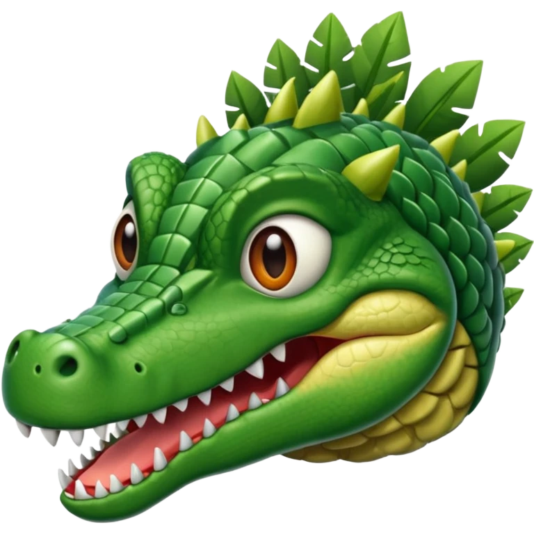 Hazme un avión con cabeza de cocodrilo emoji
