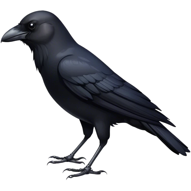 Crow emoji