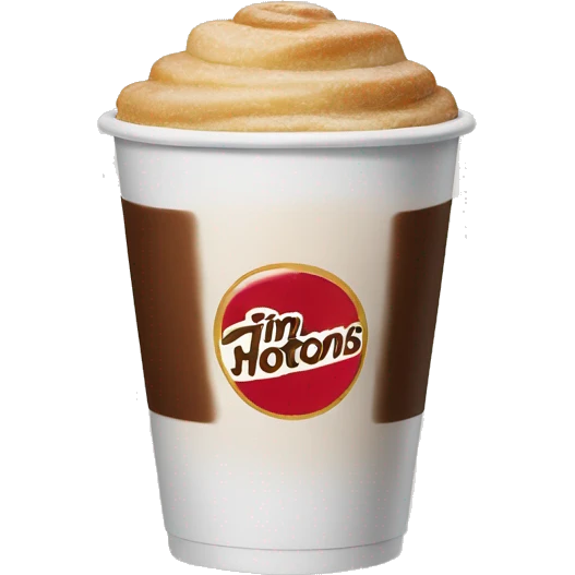 Tim Hortons coffee emoji