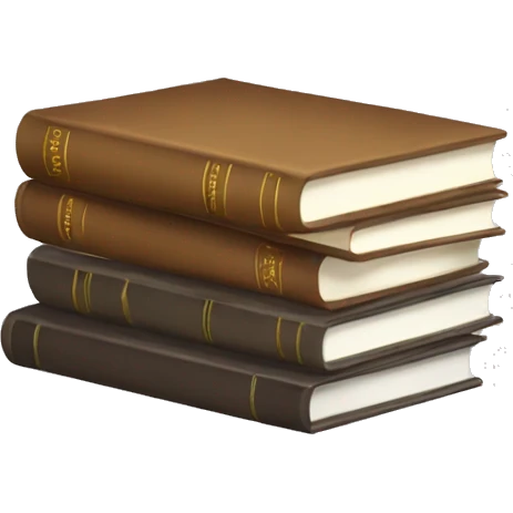 neutral stack of books emoji