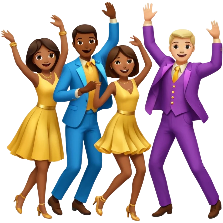 people dancing emoji