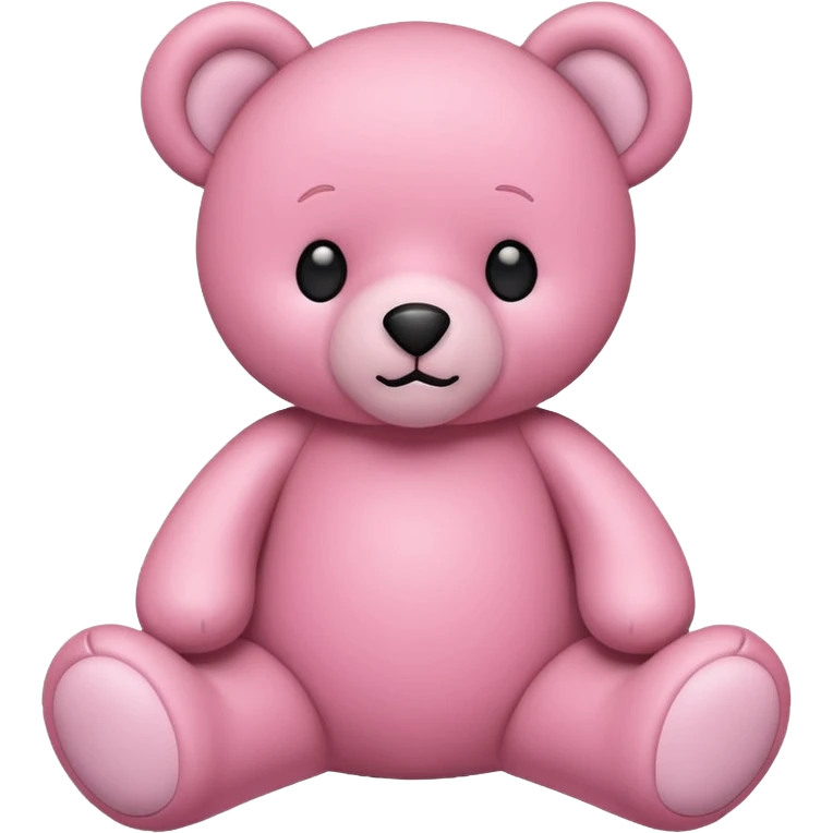 Aesthetic pink teddy  emoji