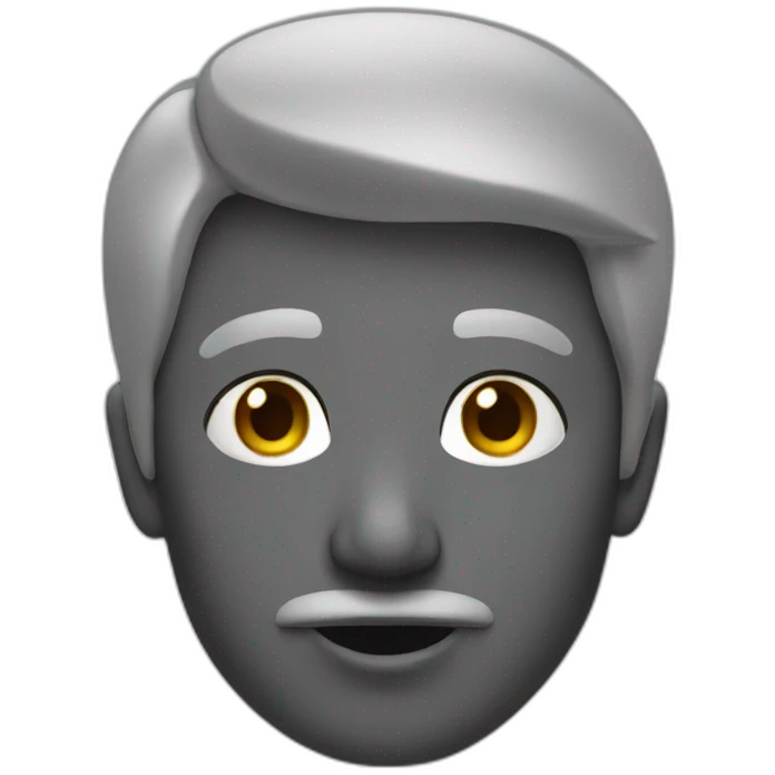 Chat gris emoji