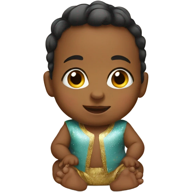 baby in new year costume emoji