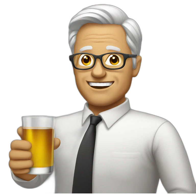 Drunk agency owner emoji