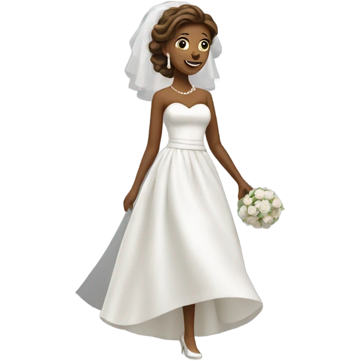 Runaway bride emoji