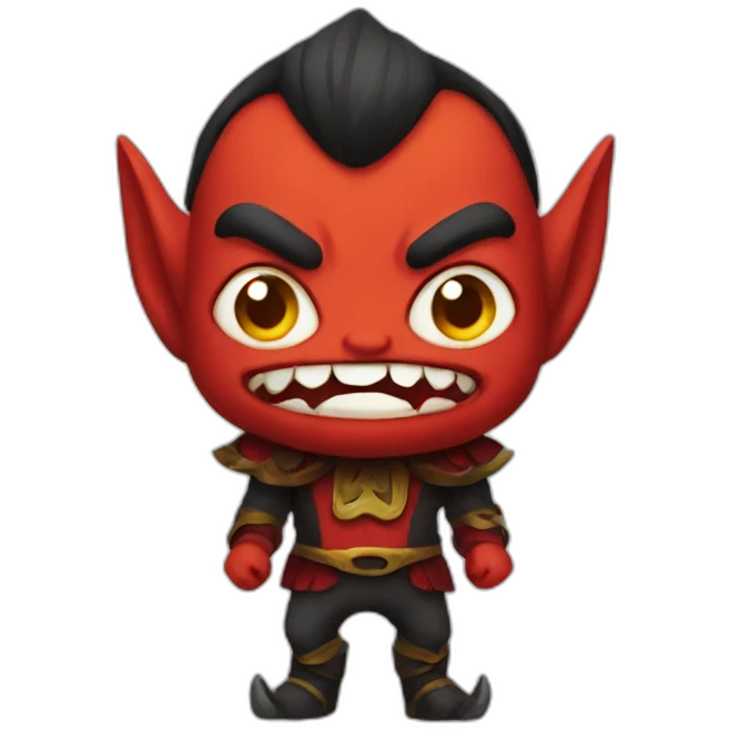 evil imp emoji