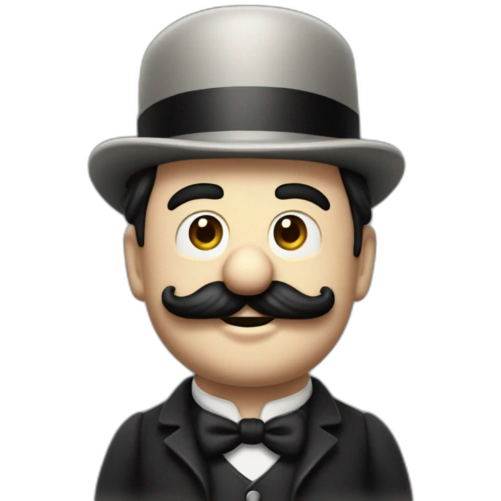 Charlie Chaplin Mario emoji