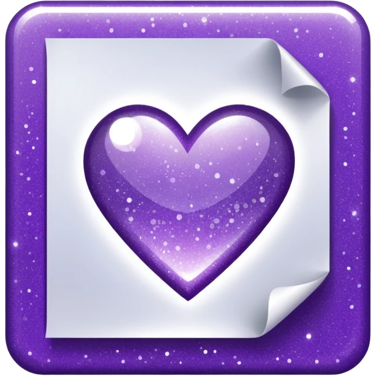 glitter documento nacional purple mark emoji