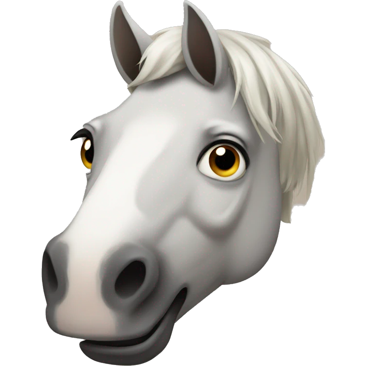 horse rolling eyes emoji