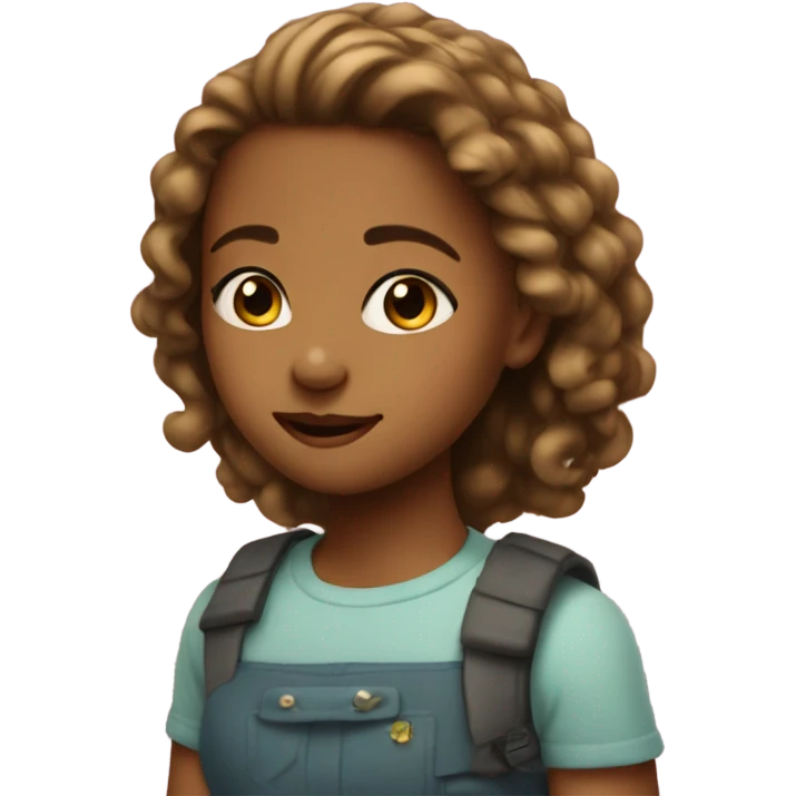 The cutest girl in the world emoji