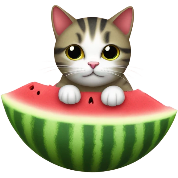 Melon cat emoji