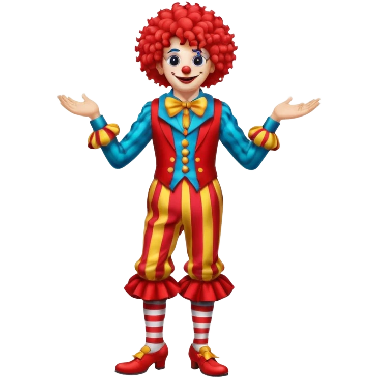 circus clown full body emoji