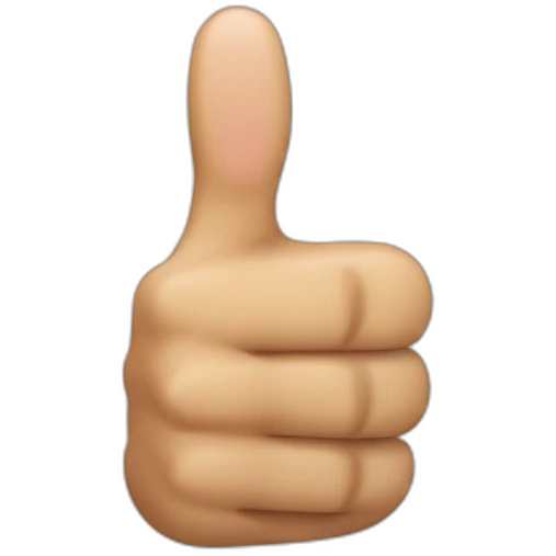 thumbs up with three fingers emoji