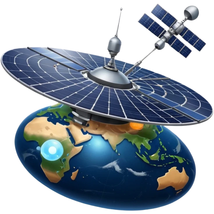 satellite in orbit emoji