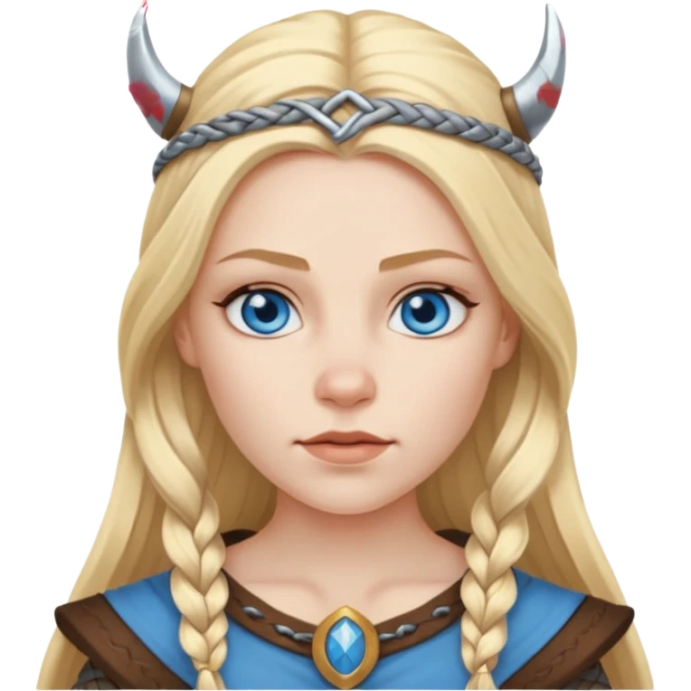 Viking female slave with blue eyes  emoji