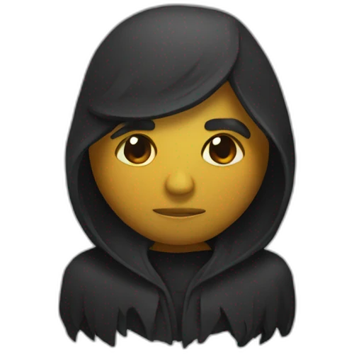 Lazo negro de luto emoji