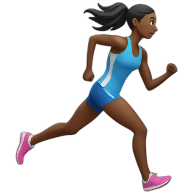 Female runner emoji