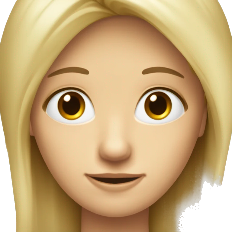 Blonde Frau lange Haare Mann mit braune Haare und Bart küssen sich  emoji