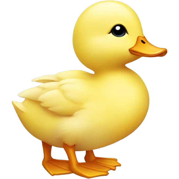 a cute pick duck emoji