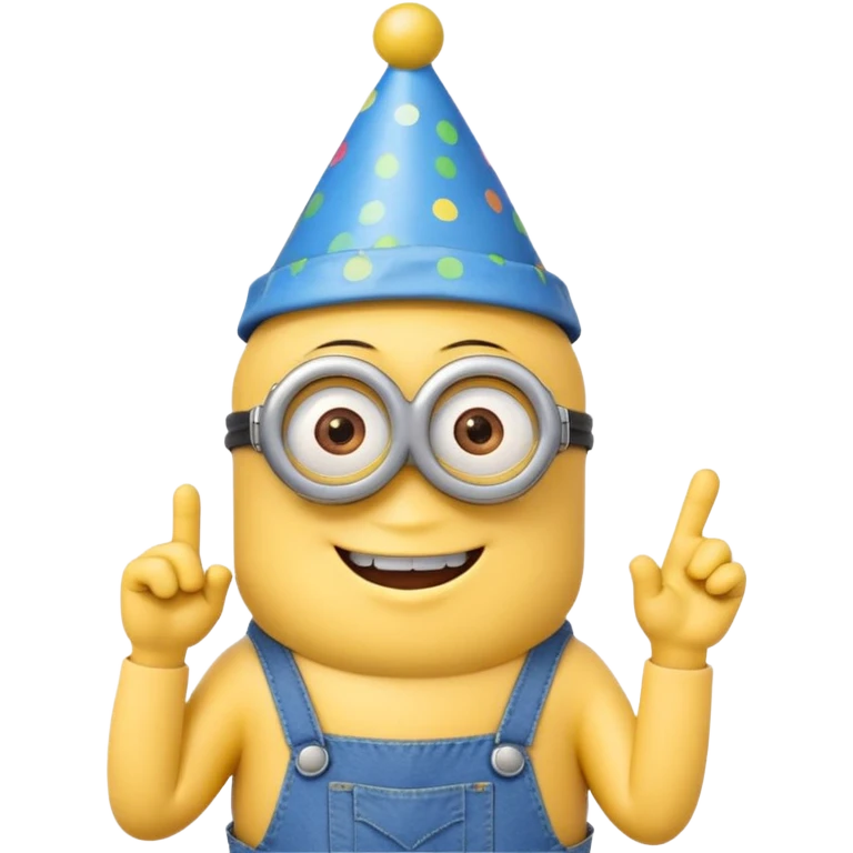 minion with party hat emoji