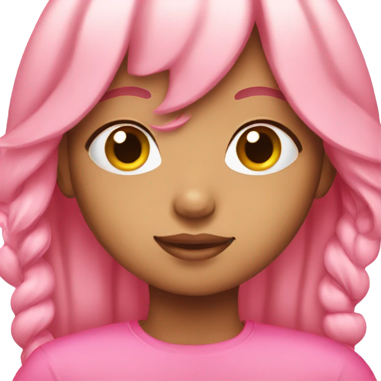 Pink girly emoji emoji