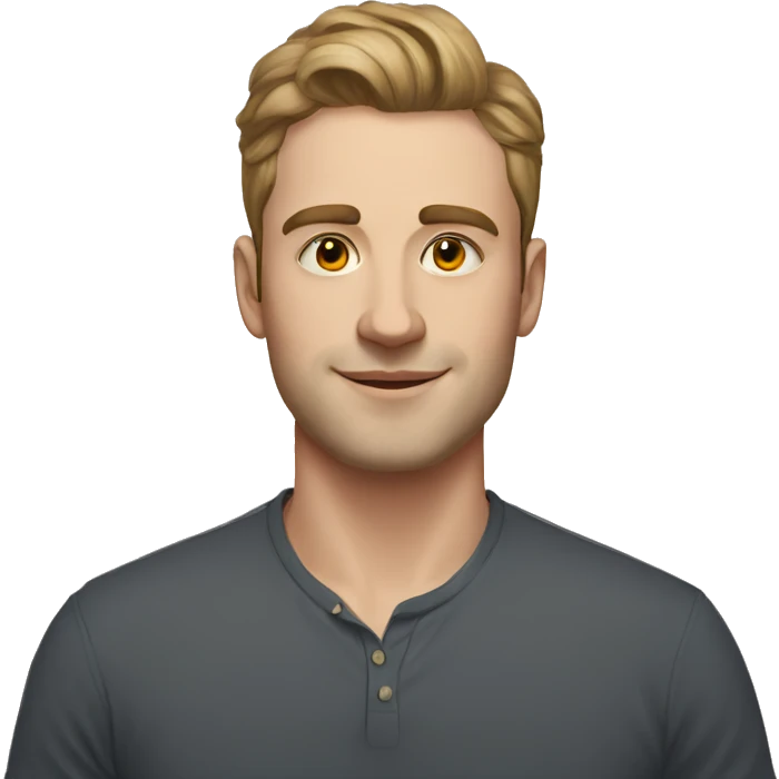 Portrait, British Male, mid 20s, named Charlie emoji