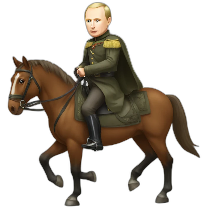 putin strolling on horseback emoji