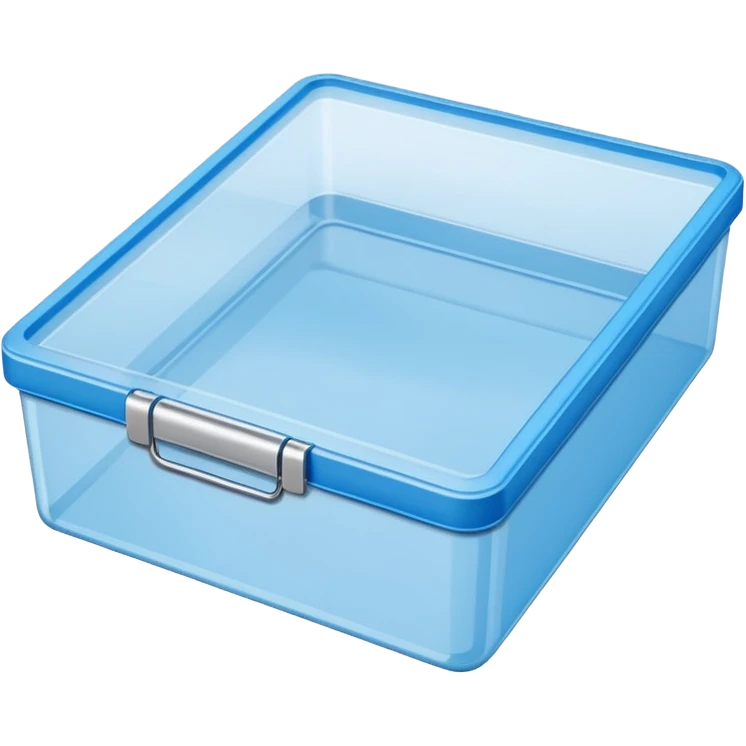 Plastic storage box emoji