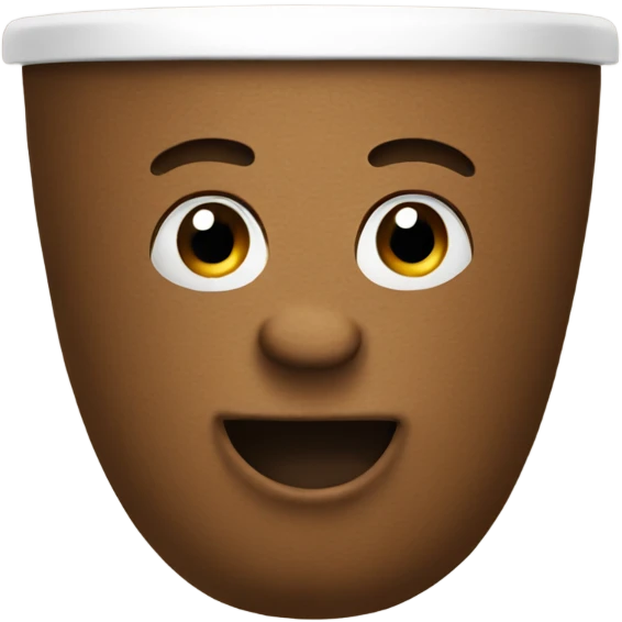 Toilet brown emoji