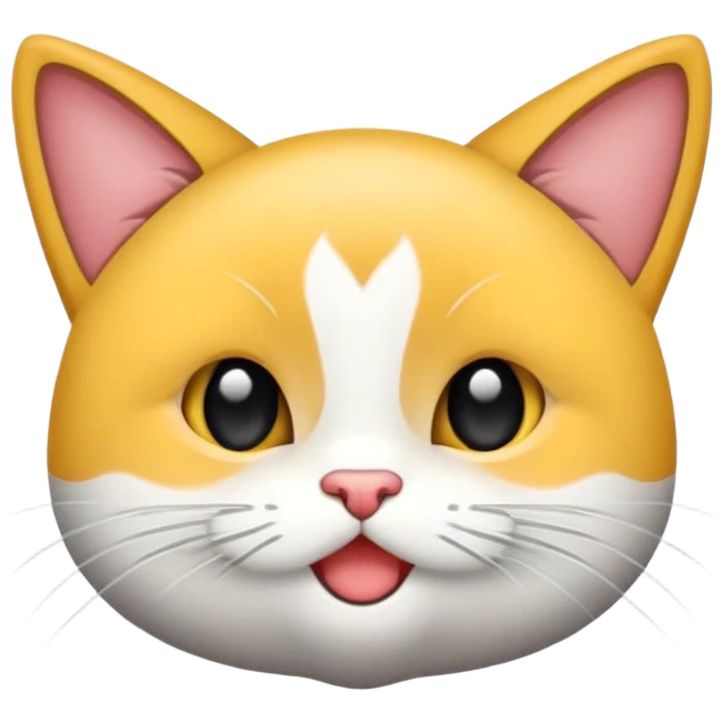 черная кошка со следами emoji