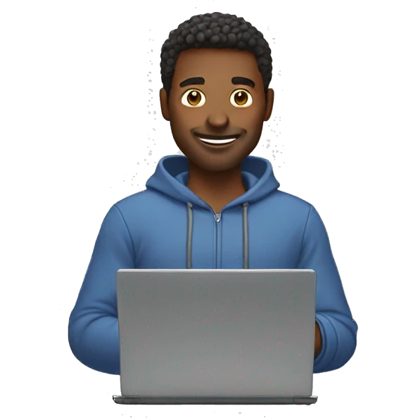 men with loptop emoji