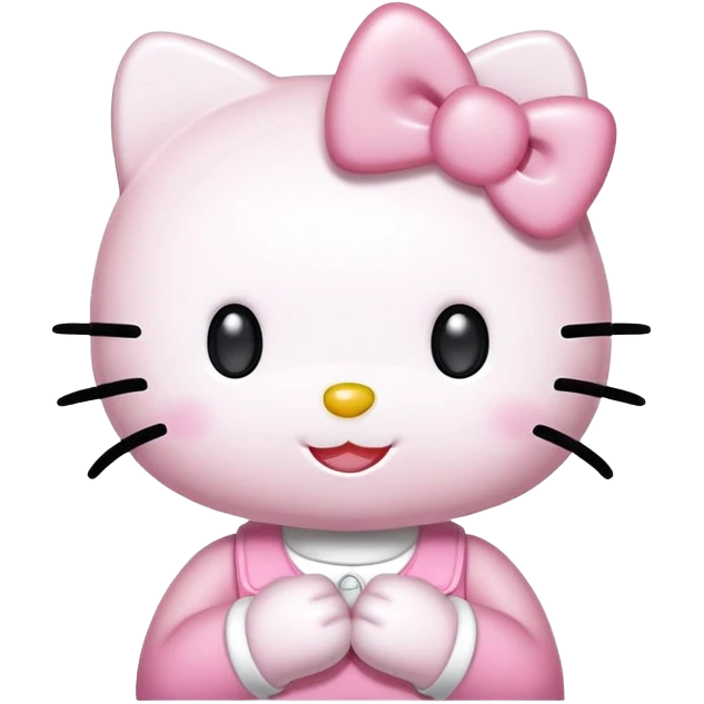 hello kitty contente  emoji
