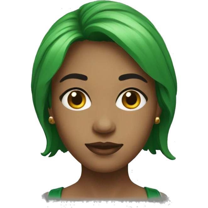 Mulher loira de olho verde  emoji