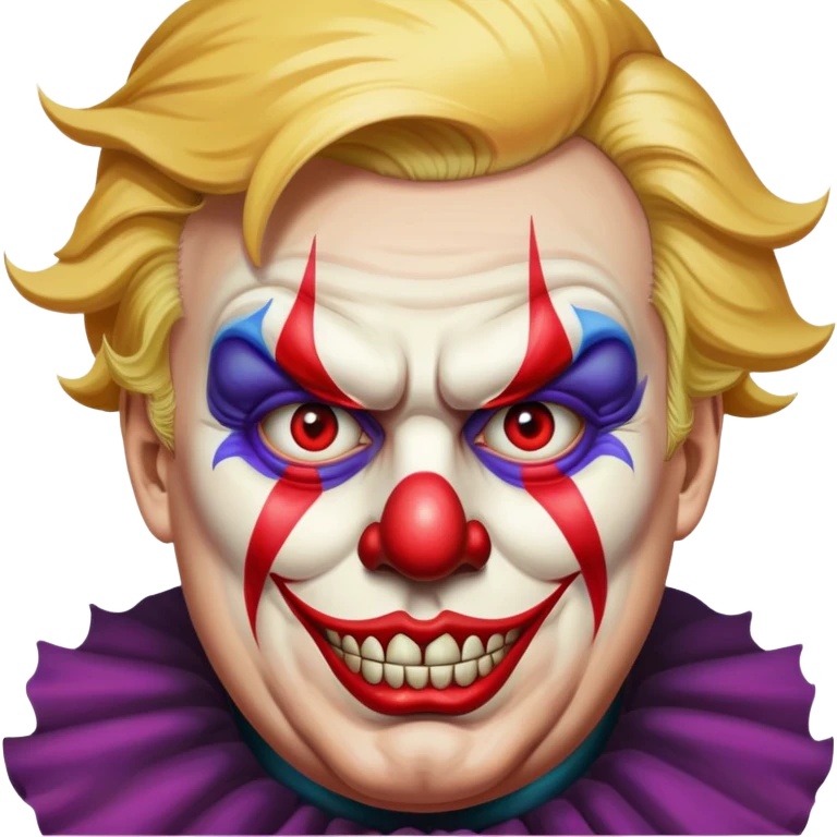 Трамп,демон,клоун emoji
