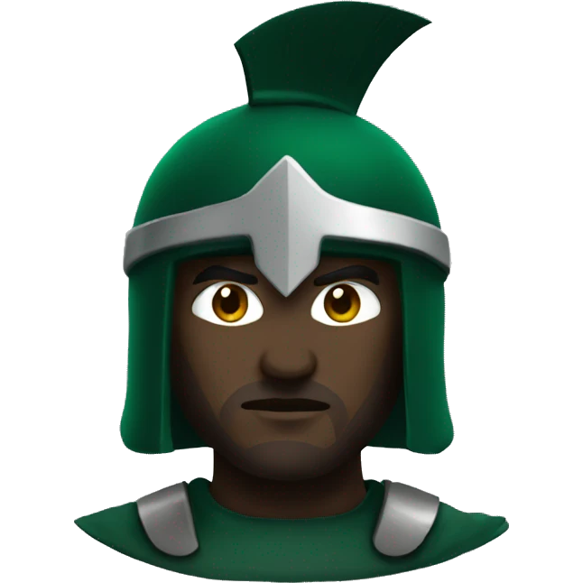 dark green spartan emoji