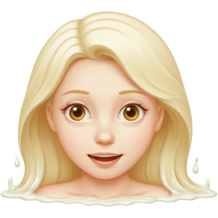Girl semen cum on face emoji