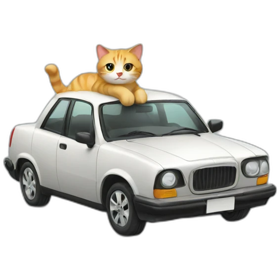 car cat emoji