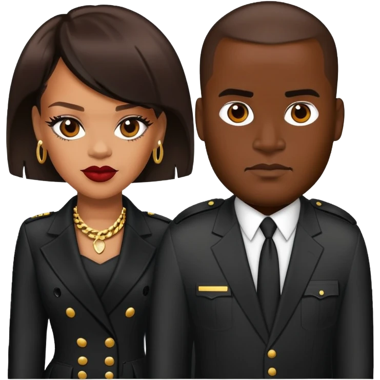 Mache mir Rihanna Emoji mit ein bodyguard  emoji