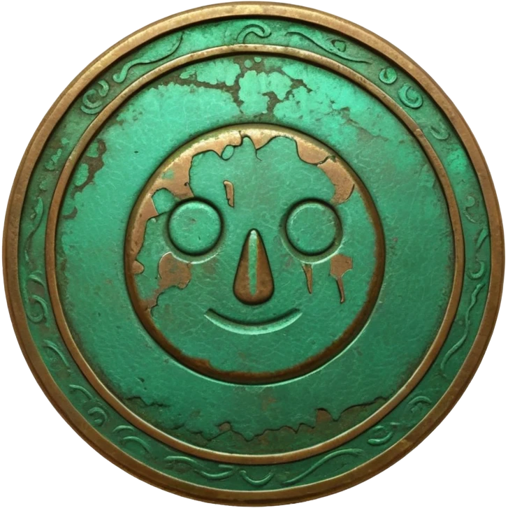 Ancient coin (patina) emoji