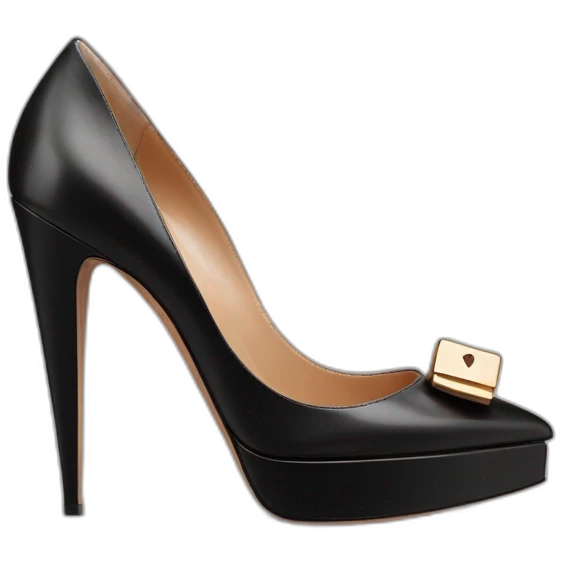 Black VALENTINO Tan-go PLATFORM PUMP emoji
