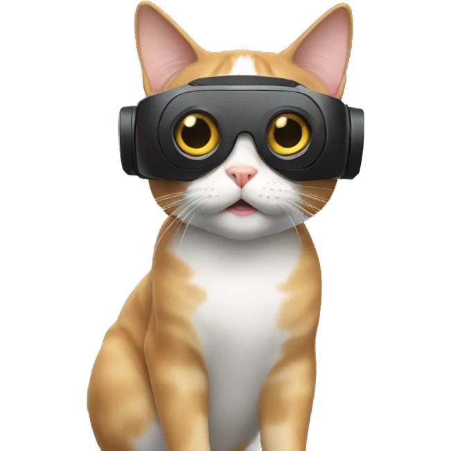  Cat in vr emoji