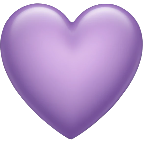 pastel purple heart emoji