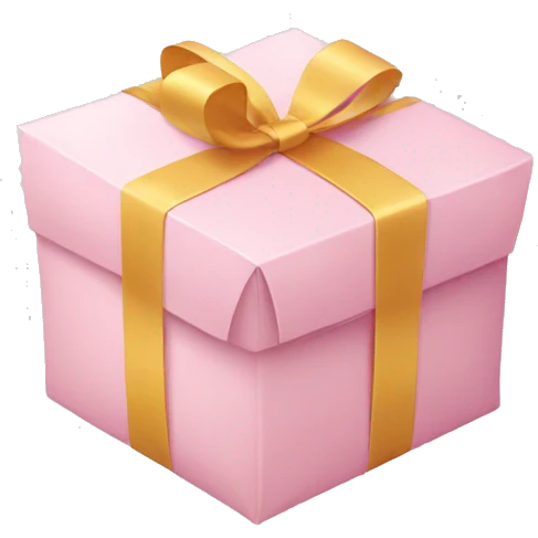 light pink package emoji