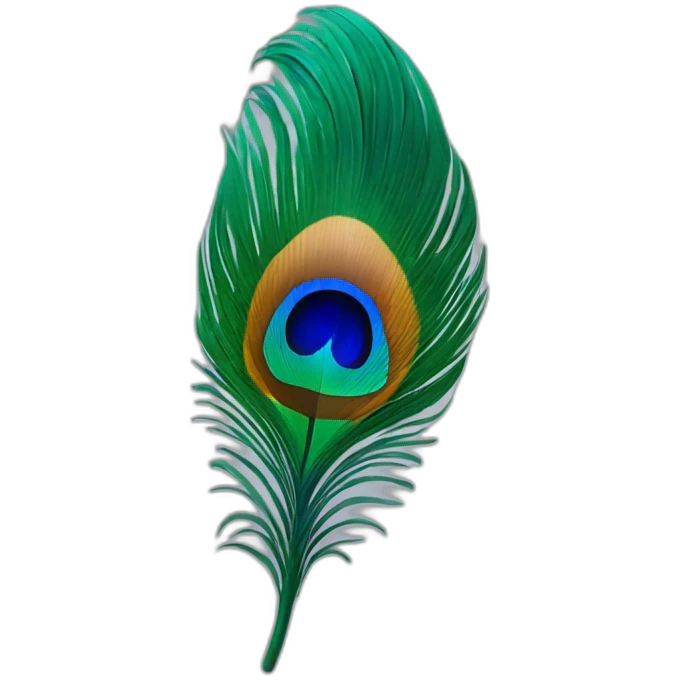 Peacock's feather  emoji