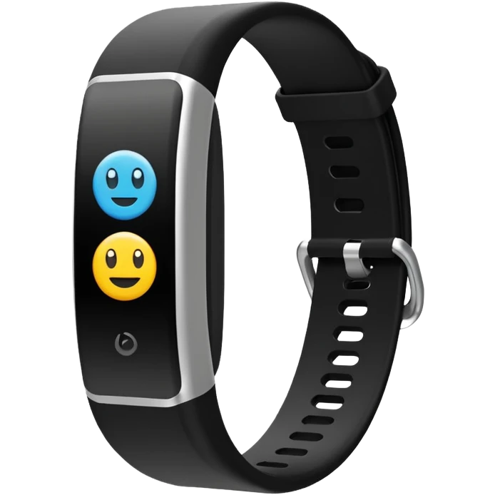a whoop fitness band in the style of an ios emoji  emoji