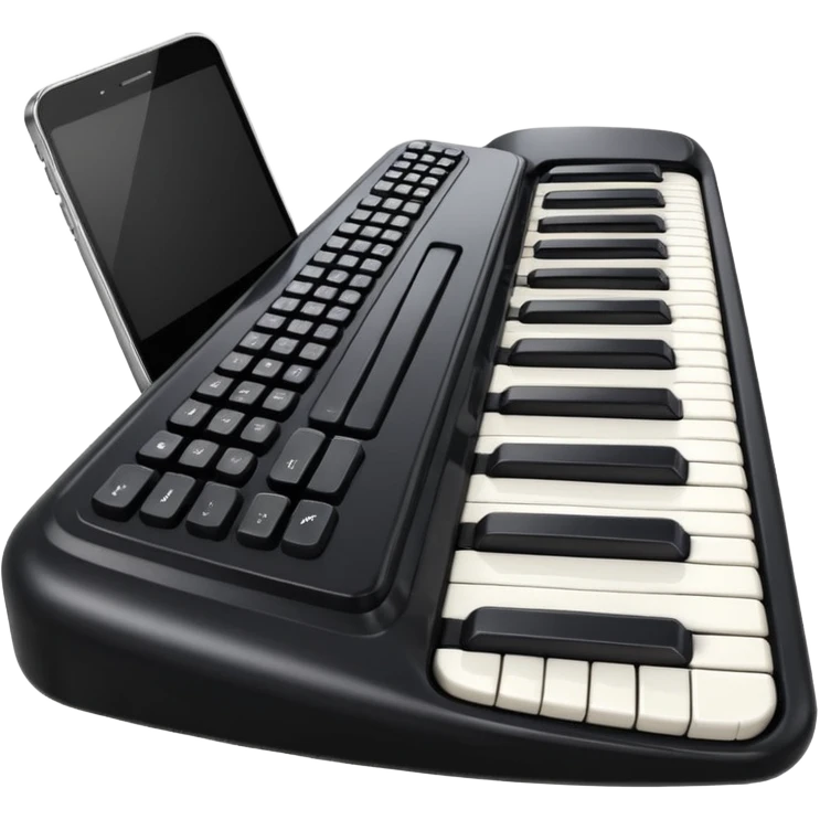 Electric keyboard emoji