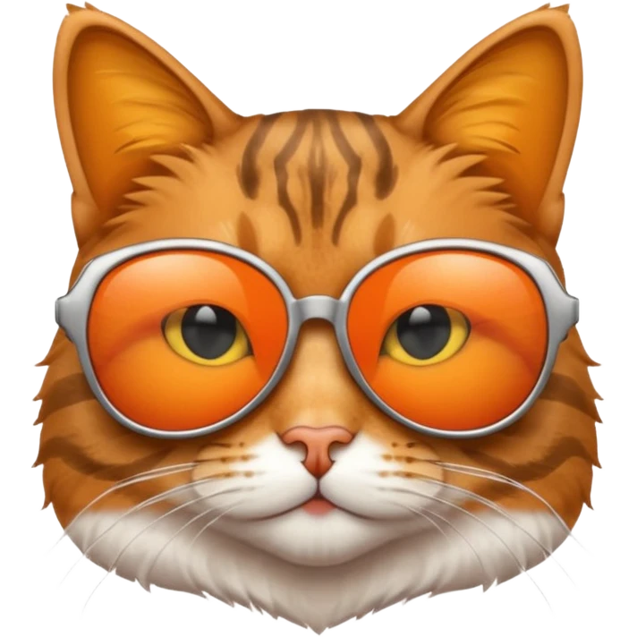Cat wearing sunglasses emoji