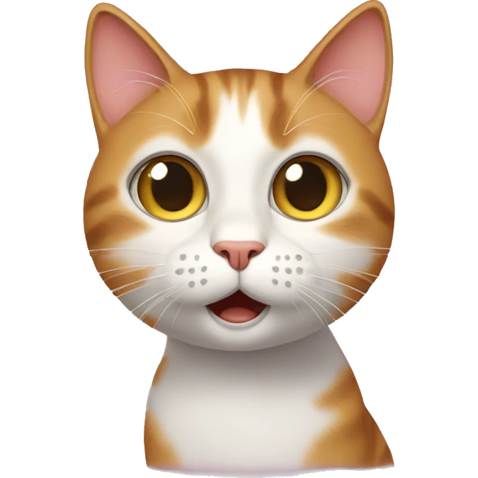 surprised cat emoji
