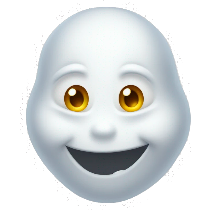 Casper the friendly ghost emoji